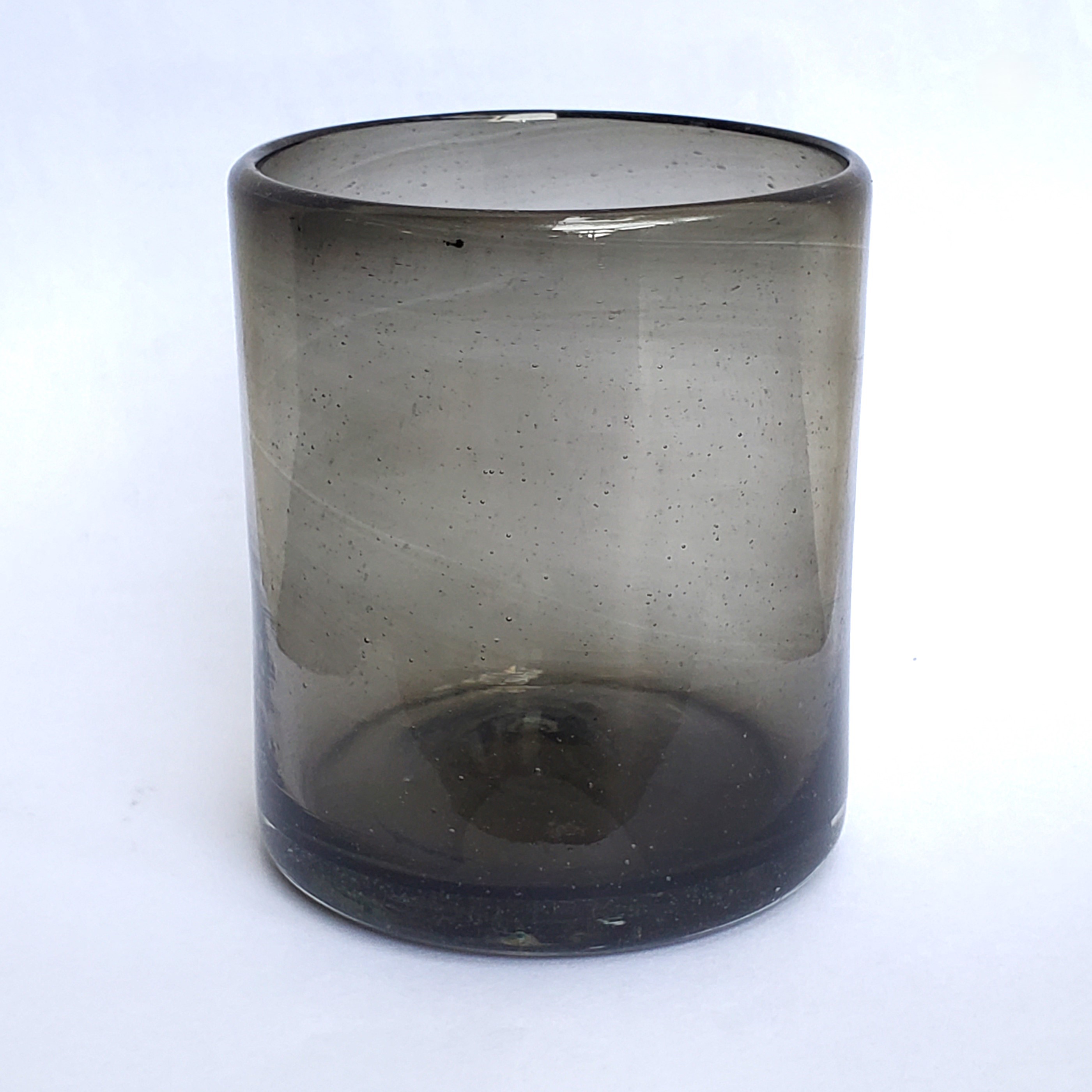 Novedades / Smoke Gray 9 oz Short Tumblers (set of 6) / Enhance your table setting with our beautiful Smoke Gray colored glasses, from the Humo collection.
